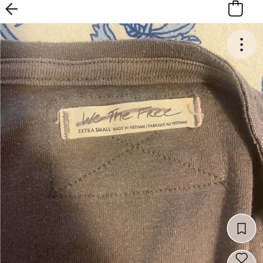 Free people scoop neck shirt!